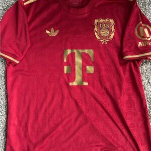 adidas bayern munich Munchen 125th anniversary jersey Sz XL